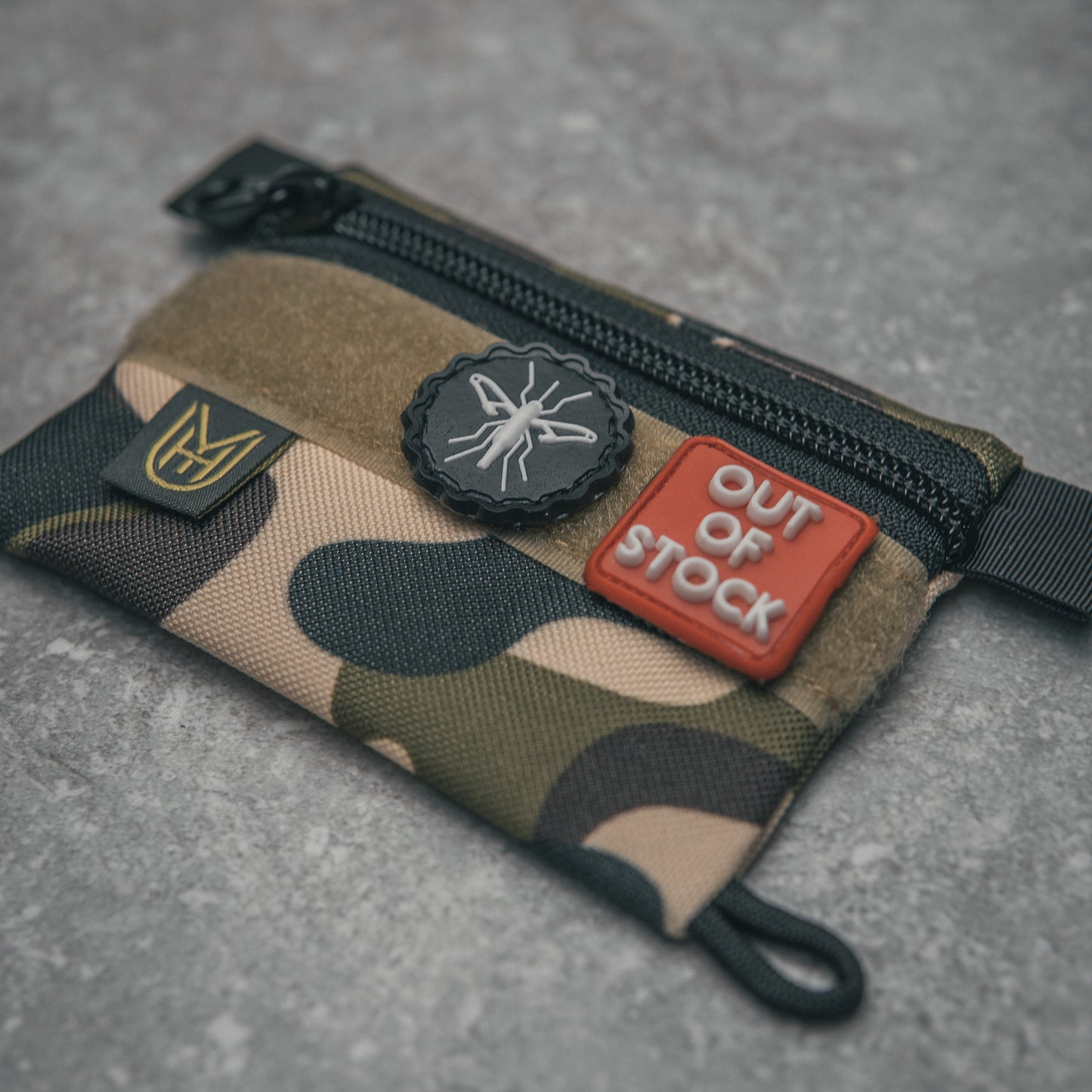 UYH - Burgundy Slim Wallet w/Velcro