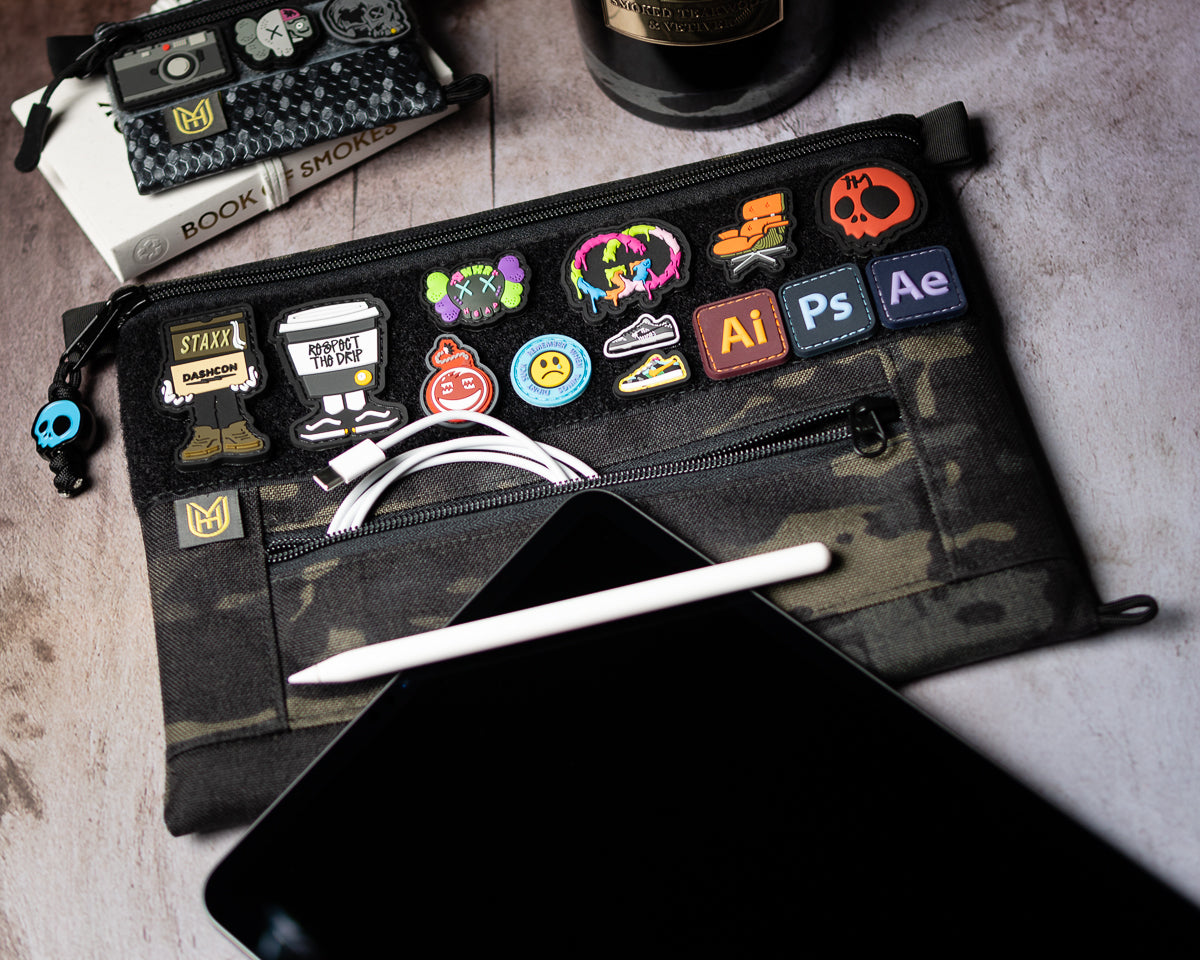 UYH.EDC - Army Green & Orange X-Pac 12.9" iPad Pro Sleeve