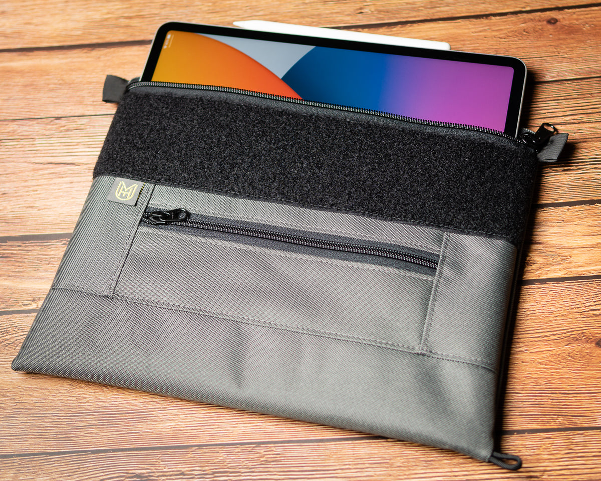 UYH.EDC - Army Green & Orange X-Pac 12.9" iPad Pro Sleeve