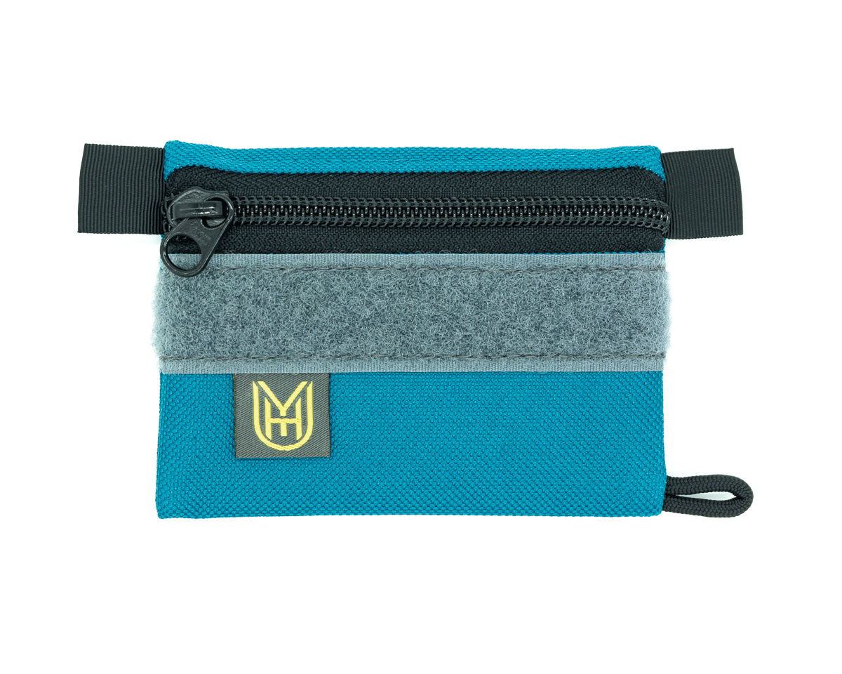 UYH.EDC - Teal Slim Wallet w/Velcro