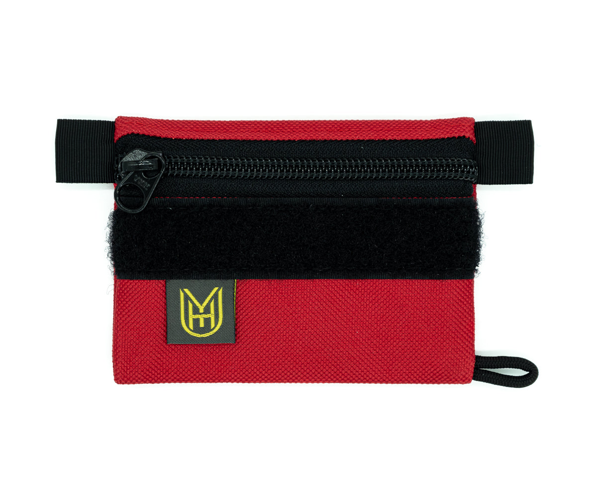 UYH.EDC - Red Slim Wallet w/Velcro