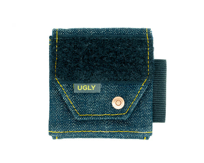 UYH - Indigo Blue Denim "33" Pouch w/Pen Holder