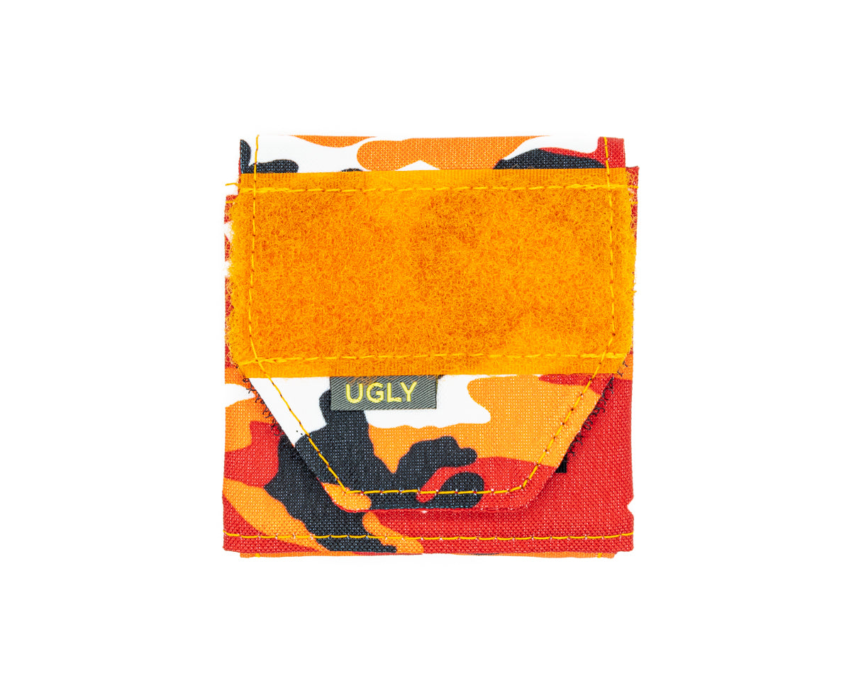 UYH.EDC - Orange Camo "33" Pouch w/Velcro