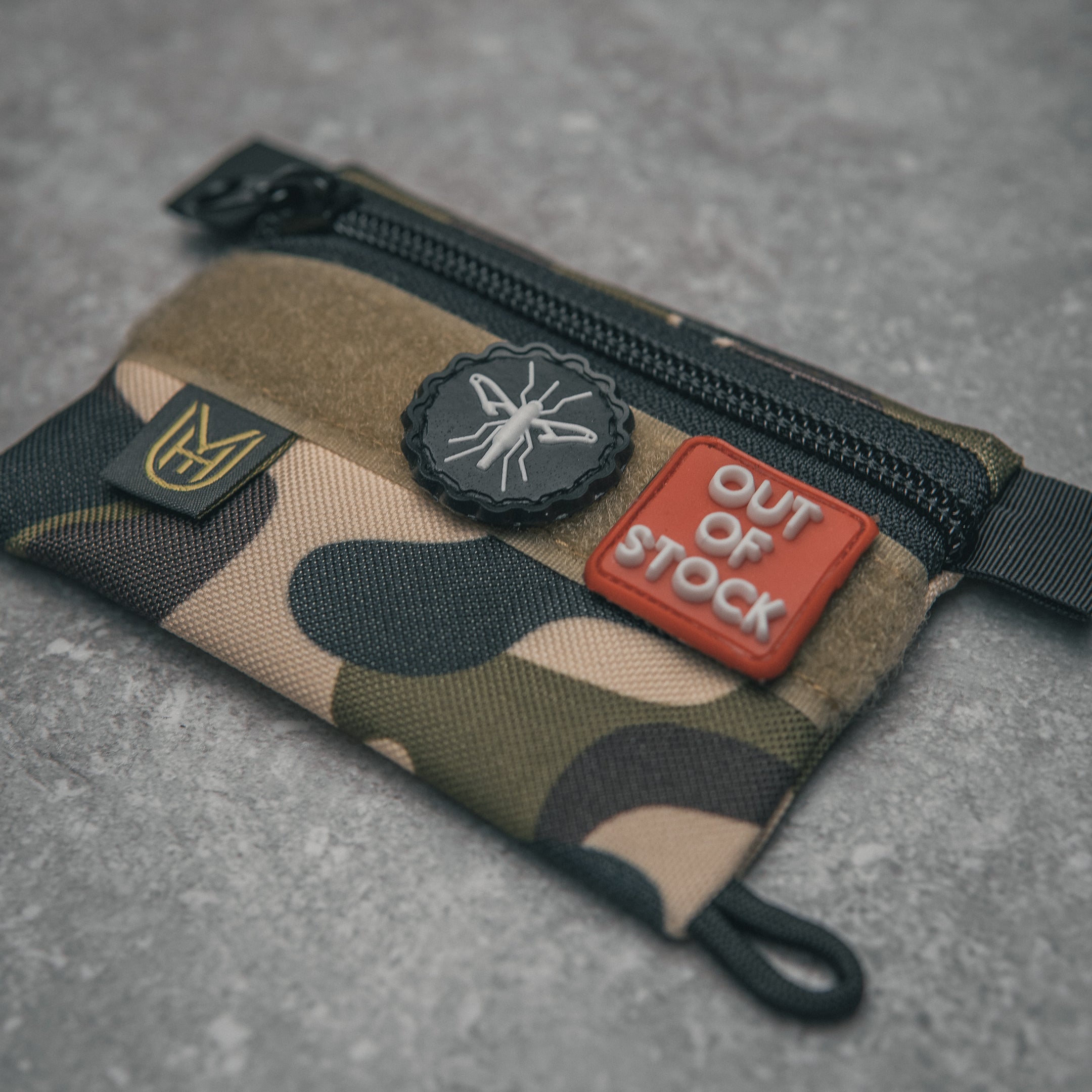 UYH.EDC - Army Green Slim Wallet w/Velcro