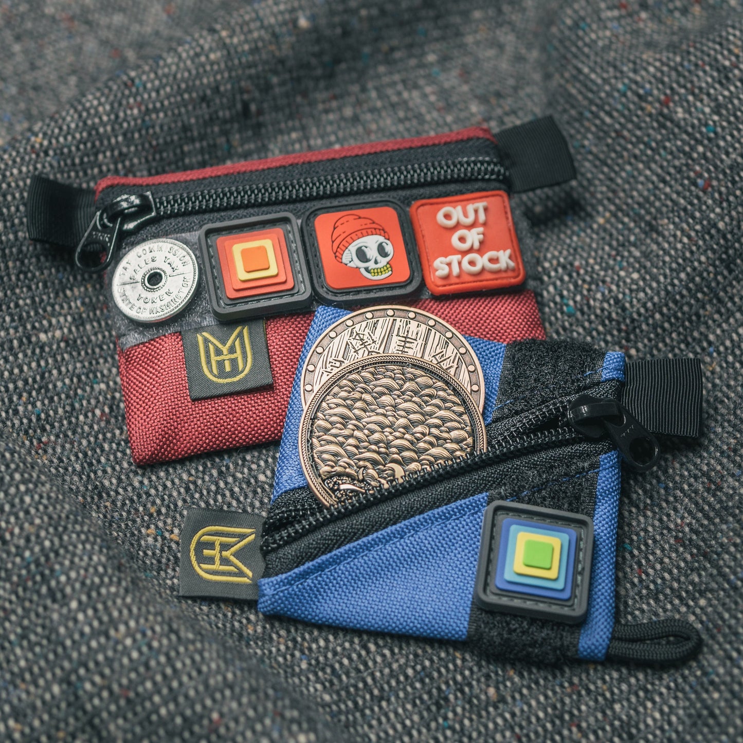 UYH.EDC - Rust Coin Pouch w/Velcro