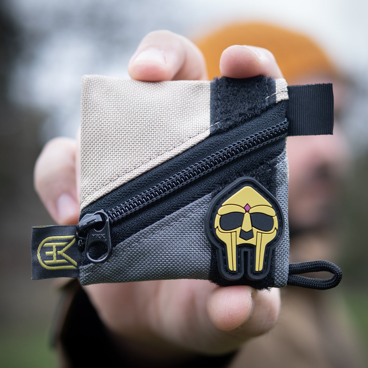UYH.EDC - Charcoal Coin Pouch w/Velcro