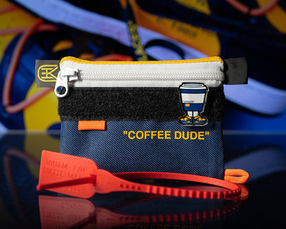 UYH.EDC x CD - "COFFEE DUDE" Pouch & Patch Set