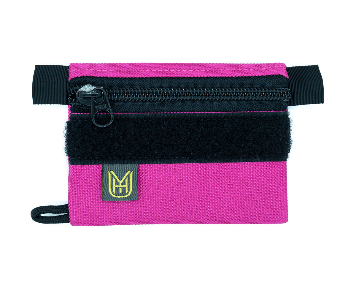UYH.EDC - Hot Pink Slim Wallet w/Velcro
