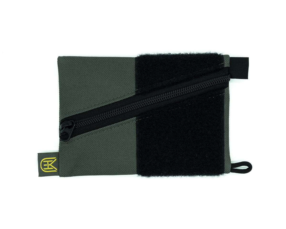 UYH.EDC - Charcoal Large Pouch w/3" Velcro