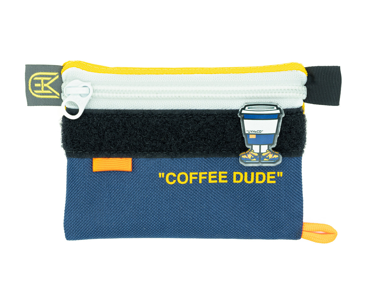UYH.EDC x CD - "COFFEE DUDE" Pouch & Patch Set