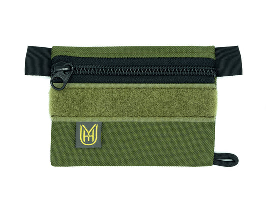 UYH.EDC - Army Green Slim Wallet w/Velcro